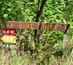 Dorba Trail sign, Cedar Hill State Park